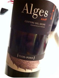 2009 Clos Pons, Alges Tinto, Catalonien, Spanien