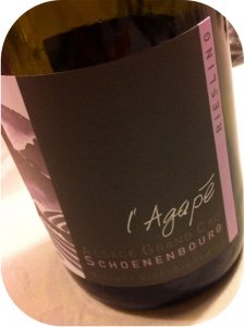 2010 Domaine Agapé, Riesling Grand Cru Schoenenbourg, Alsace, Frankrig