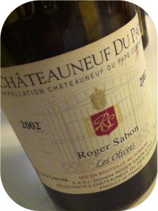 2002 Domaine Roger Sabon, Châteauneuf-du-Pape Les Olivets, Rhône, Frankrig