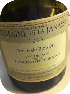 2003 Domaine de la Janasse, Vin de Pays Principaute d'Orange Terre de Bussière, Rhône, Frankrig