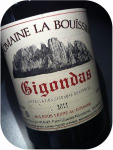 2011 Domaine la Bouïssiere, Gigondas, Rhône, Frankrig