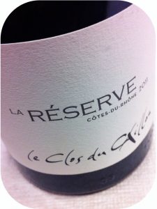 2011 Domaine le Clos du Caillou, Côtes du Rhône La Réserve, Rhône, Frankrig