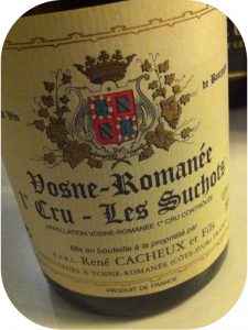 2005 Domaine René Cacheux et Fils, Vosne Romanée 1'er Cru Les Suchot, Borgogne, Frankrig