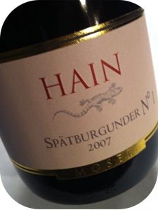 2007 Weingut Kurt Hain, Spätburgunder No. 1, Mosel, Tyskland