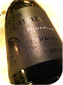 2012 Domaine Clos Romane, Cairanne Pinarius, Rhône, Frankrig