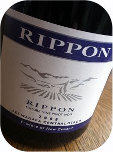 2008 Rippon Winery, Mature Vine Pinot Noir, Otago, New Zealand