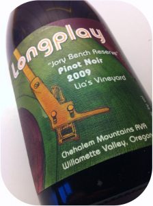 2009 Longplay Wine, Pinot Noir Jory Bench Reserve Lia's Vineyard, Oregon, USA