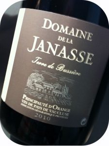 2010 Domaine de la Janasse, Vin de Pays Principaute d’Orange Terre de Bussière, Rhône, Frankrig