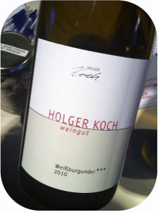 2010 Weingut Holger Koch, Weißburgunder Selection ***, Baden, Tyskland