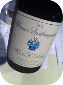 2011 Weingut Karl H. Johner, Blauer Spätburgunder "SJ", Baden, Tyskland