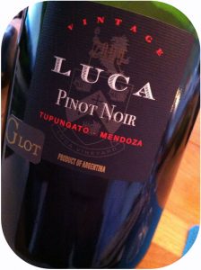 2009 Luca Wines, Pinot Noir G-Lot, Mendoza, Argentina
