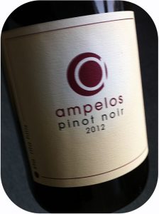 2012 Ampelos Cellars, Santa Rita Hills Pinot Noir, Californien, USA