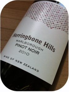 2010 Winegrowers of ARA, Herringbone Hills Pinot Noir, Marlborough, New Zealand