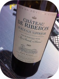 2005 Château de Ribebon, Bordeaux Supérieur, Bordeaux, Frankrig