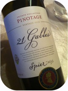 2010 Spier Wines, 21 Gables Pinotage, Stellenbosch, Sydafrika