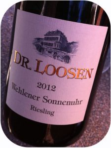 2012 Weingut Dr. Loosen, Wehlener Sonnenuhr Riesling GG, Mosel, Tyskland