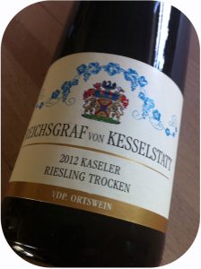 2012 Reichsgraf von Kesselstatt, Kaseler Riesling Trocken, Mosel, Tyskland