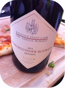 2011 Weingut Stadt Lahr, Spätburgunder Trocken, Baden, Tyskland