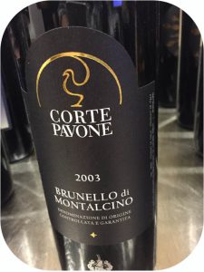 2003 Tenute Loacker, Corte Pavone Brunello di Montalcino, Toscana, Italien