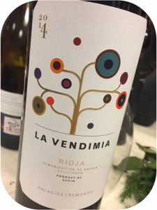 2014 Bodegas Palacios Remondo, La Vendimia, Rioja, Spanien