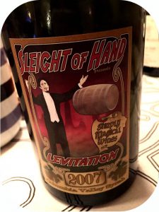 2007 Sleight of Hand Cellars, Levitation Syrah, Washington State, USA