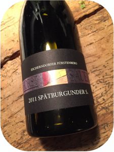 2011 Weingut Horst Sauer, Escherndorfer Fürstenberg Spätburgunder S, Franken, Tyskland