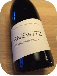 2013 Weingut Knewitz, Spätburgunder, Rheinhessen, Tyskland