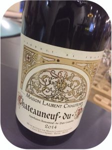 2014 Maison Laurent Chautemp, Châteauneuf-du-Pape, Rhône, Frankrig