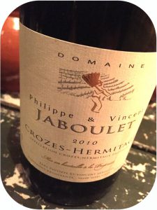 2010 Domaine Philippe & Vincent Jaboulet, Crozes-Hermitage, Rhône, Frankrig