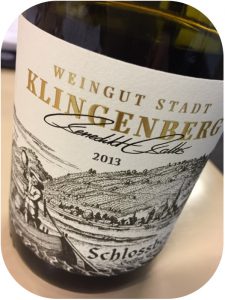 2013 Weingut Stadt Klingenberg, Schlossberg Spätburgunder GG, Franken, Tyskland