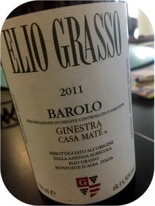 2011 Elio Grasso, Barolo Ginestra Casa Maté, Piemonte, Italien