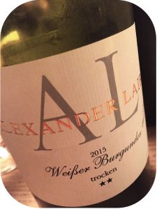 2015 Weingut Alexander Laible, Weißer Burgunder Trocken **, Baden, Tyskland