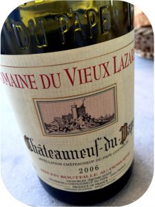 2006 Domaine Vieux du Lazaret, Châteauneuf-du-Pape Blanc, Rhône, Frankrig