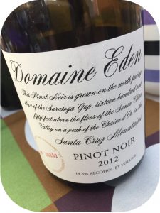 2012 Domaine Eden, Pinot Noir, Californien, USA