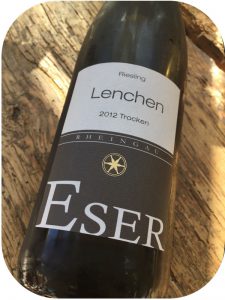 2012 Weingut H.T. Eser, Riesling Oestricher Lenchen Trocken, Rheingau, Tyskland