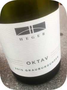 2015 Weingut Dr. Heger, Oktav Grauburgunder, Baden, Tyskland