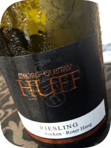 2015 Weingut Georg Gustav Huff, Riesling Roter Hang Trocken, Rheinhessen, Tyskland