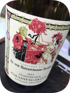 2015 Weingut Geheimer Rat Dr. Von Bassermann-Jordan, Riesling Deidesheimer Paradisgarten, Pflaz, Tyskland