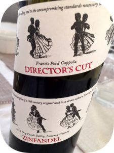 2012 Francis Ford Coppola Winery, Director’s Cut Zinfandel, Californien, USA