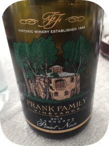 2013 Frank Family Vineyards, Carneros Pinot Noir, Californien. USA