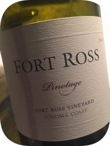 2010 Fort Ross Vineyard & Winery, Pinotage, Californien, USA