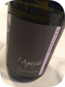 2014 Domaine Agapé, Riesling, Grand Cru Osterberg, Alsace, Frankrig