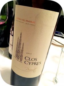 2013 Costers del Priorat, Clos Cypres, Priorat, Spanien