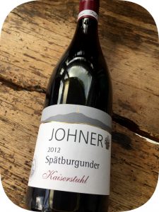 2012 Weingut Karl H. Johner, Spätburgunder Kaiserstuhl, Baden, Tyskland