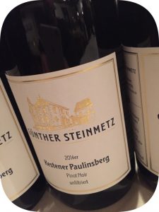 2014 Weingut Günther Steinmetz, Kestener Paulinsberg Pinot Noir Unfiltriert, Mosel, Tyskland