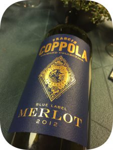 2012 Francis Ford Coppola Winery, Merlot Diamond Collection, Californien, USA