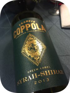 2013 Francis Ford Coppola Winery, Syrah Diamond Collection, Californien, USA