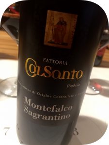 2013 Fattoria ColSanto, Montefalco Sagrantino, Umbrien, Italien