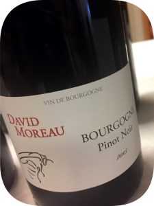 2015 David Moreau, Bourgogne Pinot Noir, Bourgogne, Frankrig