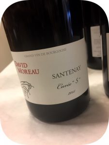 2015 David Moreau, Santenay Cuvée S, Bourgogne, Frankrig